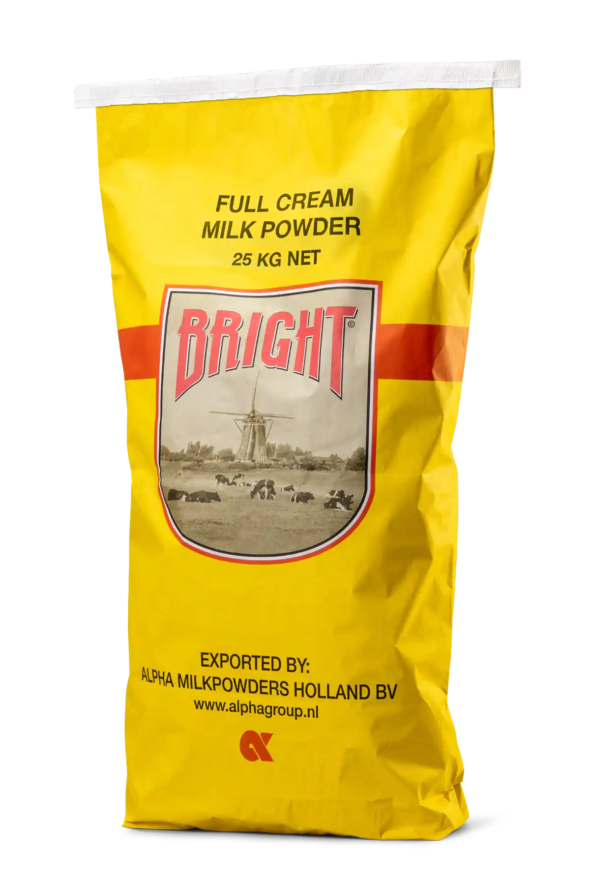 BRIGHT - Full Cream Milk Powder (25 KG) | Alpha Group